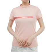 ADLA426 PNK [24S ゼブラロゴ モックシャツ レディース M ピンク]