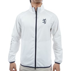 ADMA411 WHT [24S ストレッチ ウィンドジャケット メンズ M ホワイト]