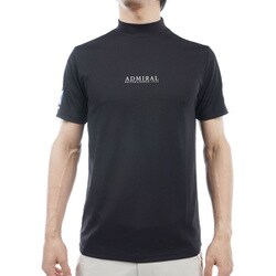 ADMA416 BLK [24S フラッグ モックシャツ メンズ L ブラック]
