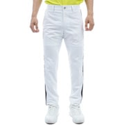 ADMA422 WHT [24S 打ち水ストレッチ テーパードパンツ メンズ LL ホワイト]