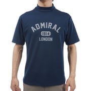 ADMA432 NVY [24S アーチロゴ モックシャツ メンズ L ネイビー]