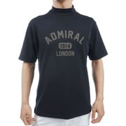 ADMA432 BLK [24S アーチロゴ モックシャツ メンズ L ブラック]