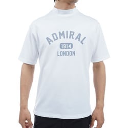 ADMA432 WHT [24S アーチロゴ モックシャツ メンズ L ホワイト]