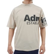 ADMA440 SND [24S フレックスドライ モックシャツ メンズ L サンドベージュ]