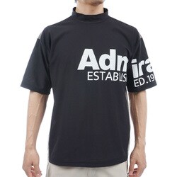 ADMA440 BLK [24S フレックスドライ モックシャツ メンズ M ブラック]