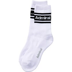ADMB4ABL 00 [24S ミドルソックス ラインレデイース ユニセックス ホワイト]