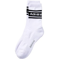ADMB4ABM 00 [24S ミドルソックス ラインメンズ ユニセックス ホワイト]