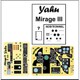 YML3208 1/32 ミラージュＩＩＩE/R 着色計器 （イタレリ/レベル） [プラモデル用パーツ]