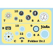 YML3209 1/32 フォッカーDr.1 着色計器 （Meng他） [プラモデル用パーツ]