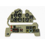 YMA4848 1/48 メッサーシュミットBf109C-D 着色計器板 （クラシックエア他） [プラモデル用パーツ]