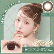 マジェットシリーズ メローブラウン ワンデー 10枚入 -7.00 [カラーコンタクトレンズ]