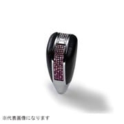 シフトノブ グリッター2 クローム/ピンクグラデ レザーブラック SB175-01