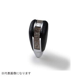 シフトノブ グリッター2 クローム/CGシャドート レザーブラック SB177-12
