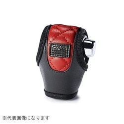 レザーシフトノブカバー キルティング レッド HA642-01-03