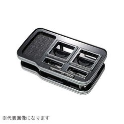 DT831-17 [フロントセンターテーブル スクエア ブラックウッドVer2 200系 ハイエース リーフ]