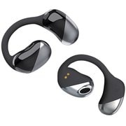 完全ワイヤレスイヤホン PROMETHEUS AUDIO オープンイヤー型 Bluetooth対応 ブラック/グレー UQ-PAS20PRO-B