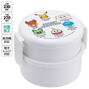 ONWR1AG [抗菌 丸型ランチBOX 2段 ポケットモンスター ポケモン/フェイス]