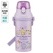 抗菌 直飲プラワンタッチボトル 480ml ポケットモンスター ポケピース24 PSB5SANAG