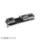 DT858-14 [フロントテーブル スクエア レザーブラック ワゴンR MH34系 モノグラム]