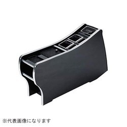 DT902-11 [センターキャビネット（タイプ2） スクエア ピアノブラック 80系 ノア/VOXY/エスクァイア モノグラム]