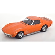 KKDC181223 1/18 シボレー コルベット C3 1972 removable roof parts and sidepipes オレンジメタリック [ダイキャストミニカー]