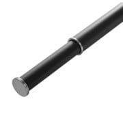 室内物干し竿 classicoクラシコ レザー調ブラック 1212mm～2200mm YA-CC2100bk
