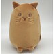 にゃふにゃふ ネコ 高反発 ぬいぐるみ ブラウン 74120