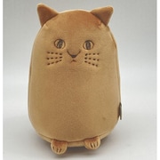にゃふにゃふ ネコ 高反発 ぬいぐるみ ブラウン 74120