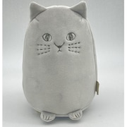 にゃふにゃふ ネコ 高反発 ぬいぐるみ グレー 74121