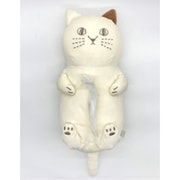 にゃふにゃふ ネコ ティッシュカバー アイボリー 74137