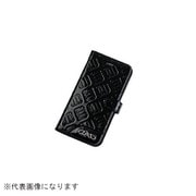 HA320-01 [スマートフォンカバー モノグラムレザーエナメル ブラック/シルバー iPhone6]