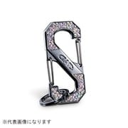SB185-02 [クリスタル S字カラビナフック シルバー/オーロラ]