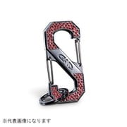 SB185-04 [クリスタル S字カラビナフック シルバー/ライトシャム]