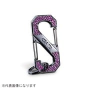 SB185-07 [クリスタル S字カラビナフック シルバー/フューシャ]