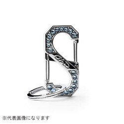 SB190-01-06 [クリスタル S字カラビナフック MINI アクアマリン]