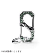 SB190-01-08 [クリスタル S字カラビナフック MINI エメラルド]