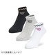 DAD ソックス 3組 ロゴLS WH-GR-BK 25-27 325011-31