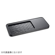 HA648-02-14 [スキナトコロニトレーテーブル Lサイズ マットブラック /レザーブラック/ モノグラム]