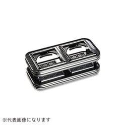 HA650-01-17 [スキナトコロニドリンクホルダー ダブル クロームメッキ/ブラックウッドII/モノグラム]