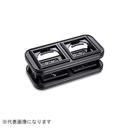 HA650-02-14 [スキナトコロニドリンクホルダー ダブル マットブラック/レザーブラック/モノグラム]