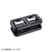 HA650-02-14 [スキナトコロニドリンクホルダー ダブル マットブラック/レザーブラック/モノグラム]