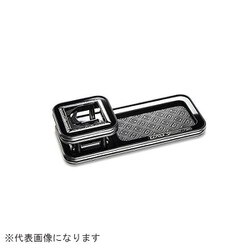 HA652-01-11 [スキナトコロニドリンクホルダー付テーブル L クロームメッキ/ピアノブラック/モノグラム]