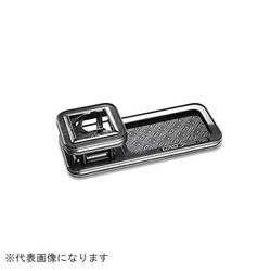 HA652-01-17 [スキナトコロニドリンクホルダー付テーブル L クロームメッキ/ブラックウッドII/モノグラム]