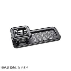 HA652-02-14 [スキナトコロニドリンクホルダー付テーブル L マットブラック/レザーブラック/モノグラム]
