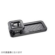 HA652-02-14 [スキナトコロニドリンクホルダー付テーブル L マットブラック/レザーブラック/モノグラム]