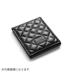 メイクアップミラー タイプ キルティングブラック HA683-01-01