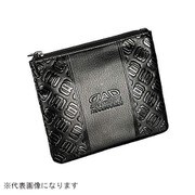 LE104-01 [DAD ポーチ モノグラムレザー ブラック W180X150]
