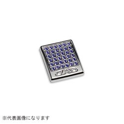 SB197-01-05 [クリスタルハザードボタンエンブレム T-E サファイア]