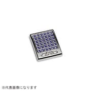 SB197-01-05 [クリスタルハザードボタンエンブレム T-E サファイア]