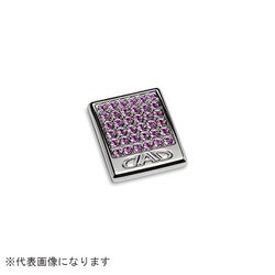 SB197-01-07 [クリスタルハザードボタンエンブレム T-E フューシャ]